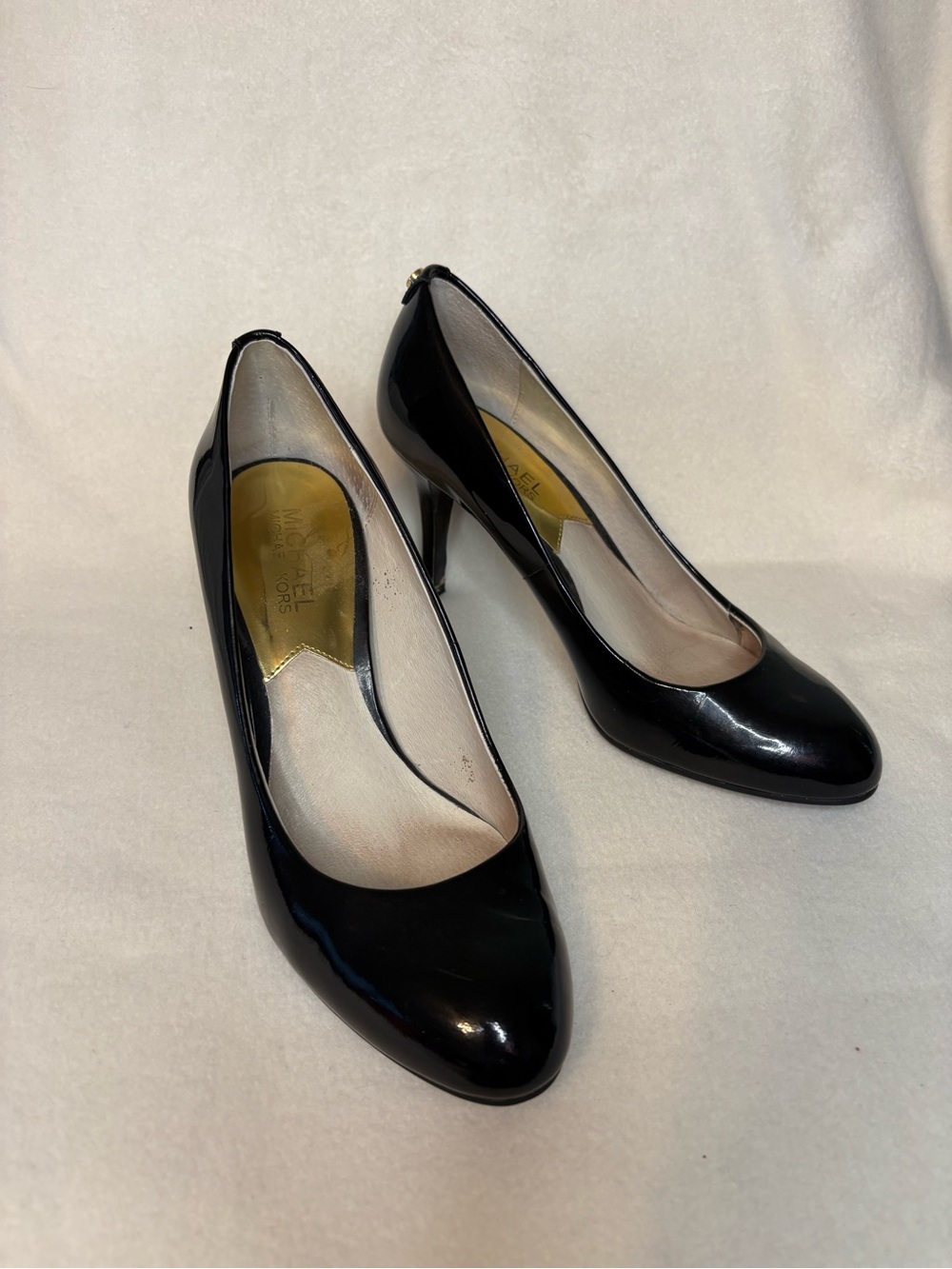 Michael Kors Black Patent Leather Heels Women size 7